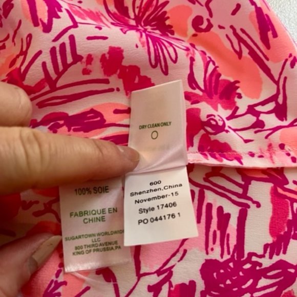 Lilly Pulitzer Silk Tank Top in Rule Breakers - Picture 4 of 7